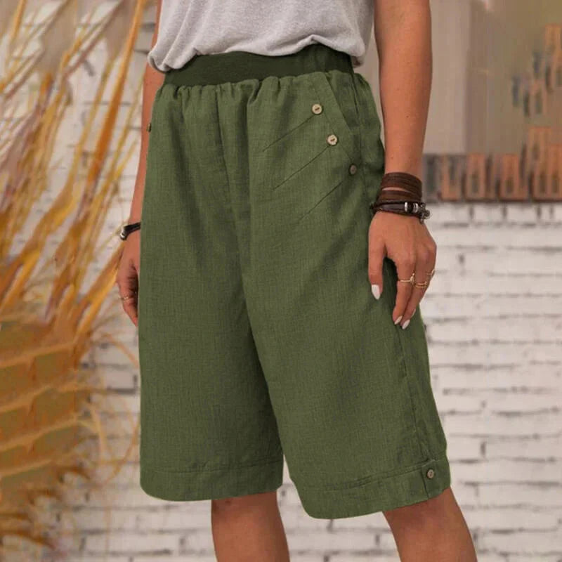 Women Summer Casual Pocket Shorts