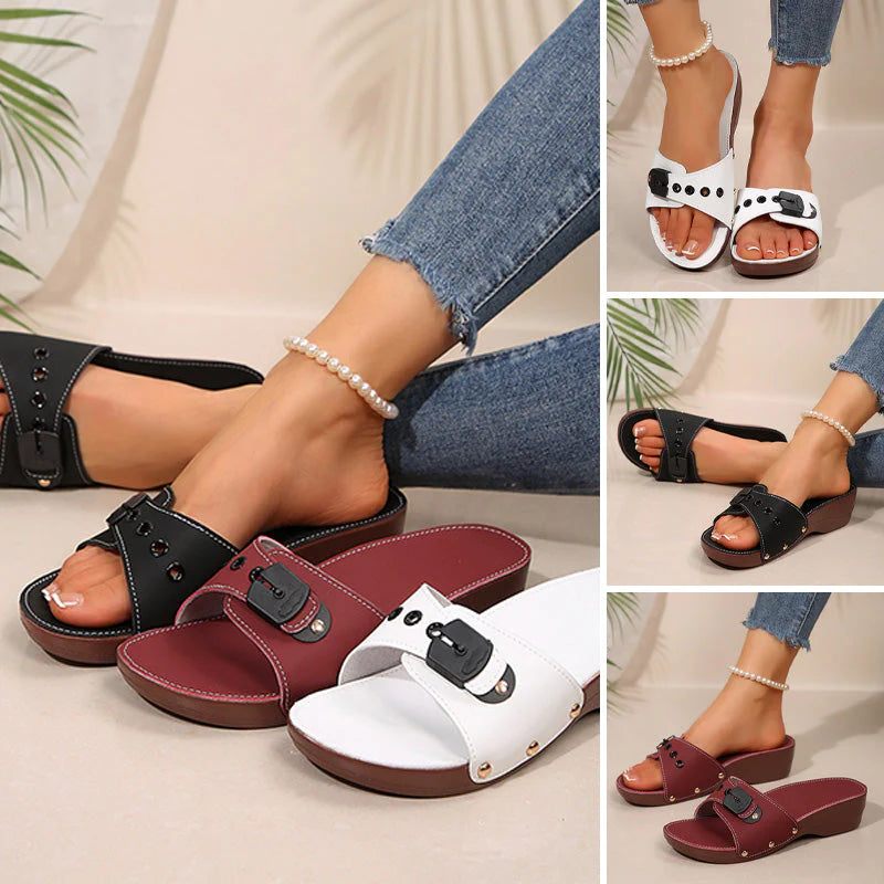 Women’s Sloping Heel Pain-Relief Slippers