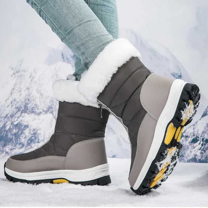 Women’s Warm Non-Slip Zipper Snow Boots