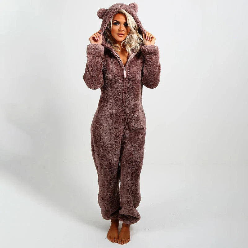 Plush Hooded Lounge Onesie