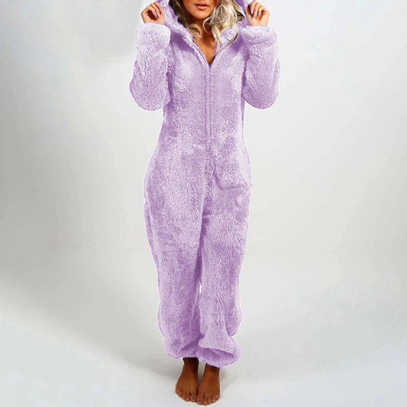 Plush Hooded Lounge Onesie