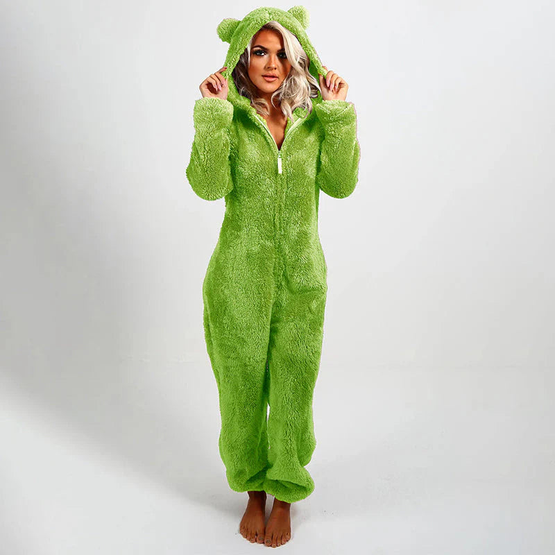 Plush Hooded Lounge Onesie