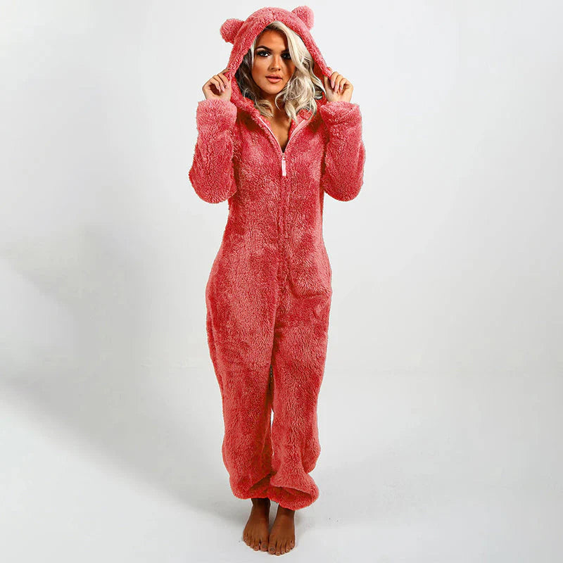 Plush Hooded Lounge Onesie