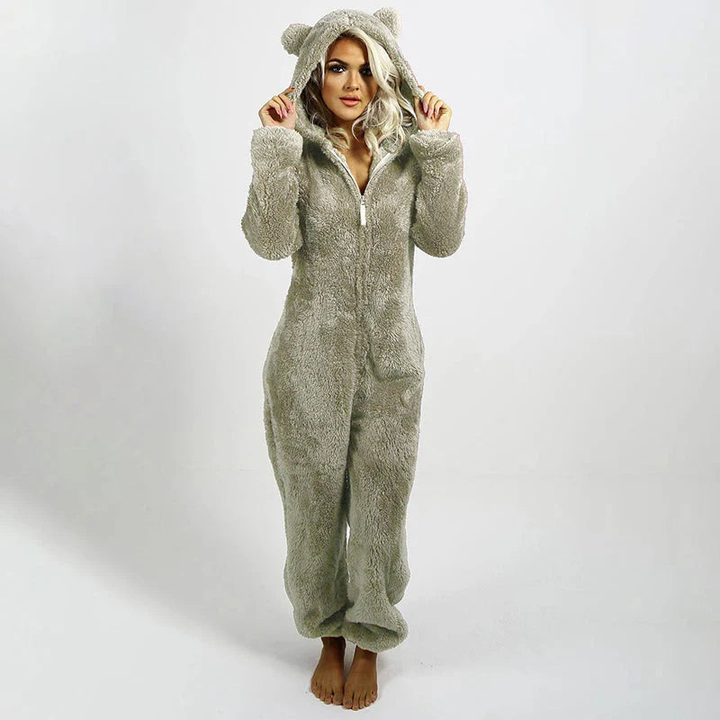Plush Hooded Lounge Onesie