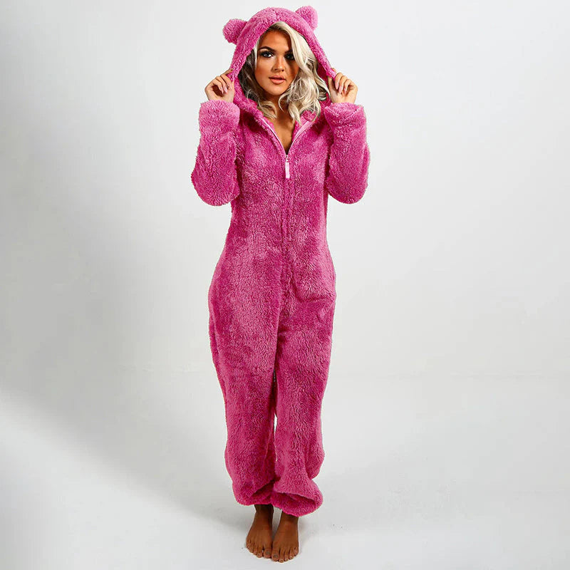Plush Hooded Lounge Onesie