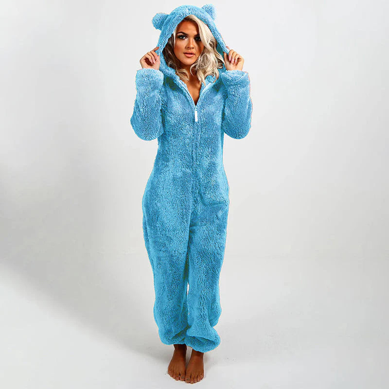 Plush Hooded Lounge Onesie