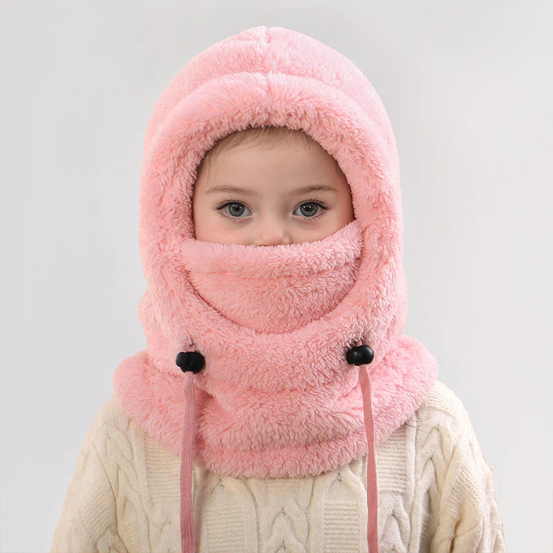 Children’s Cosy 3-in-1 Winter Hooded Hat