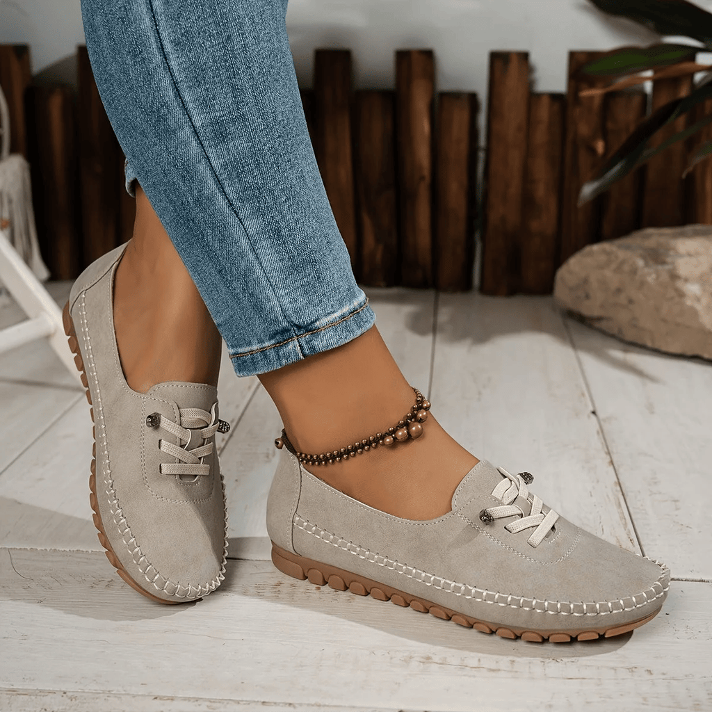 Mocassins décontractés à lacets Soft-Step pour femmes
