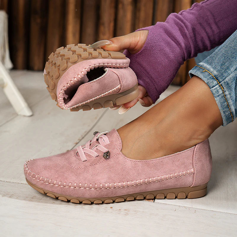 Women’s Soft-Step Lace-Up Casual Loafers