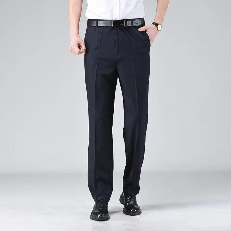 Men’s Tailored High-Waist Smart Trousers