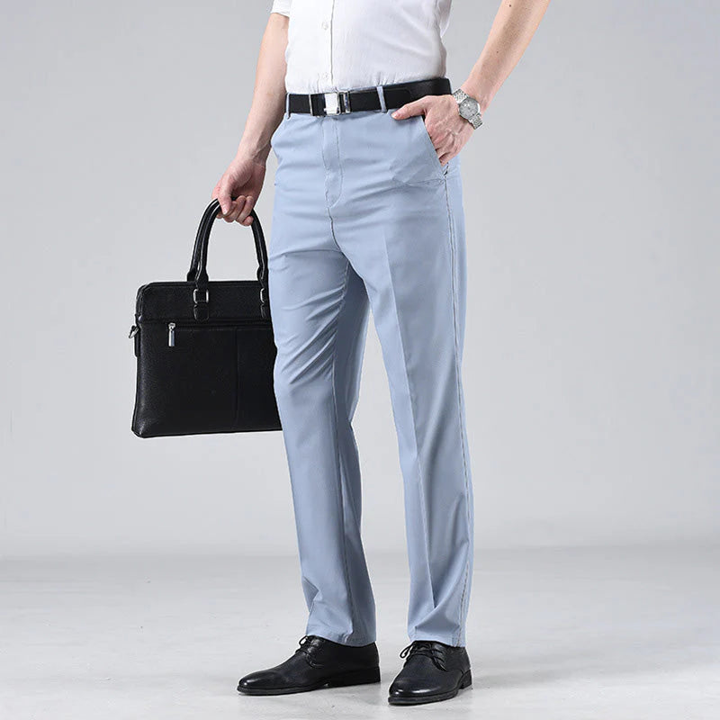 Men’s Tailored High-Waist Smart Trousers