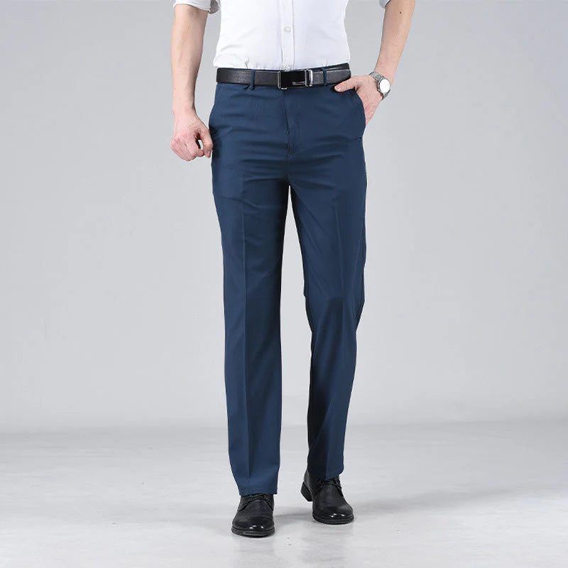Men’s Tailored High-Waist Smart Trousers