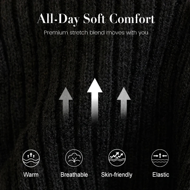 Women’s Ribbed High Neck Long Sleeve Bodycon Mini Dress