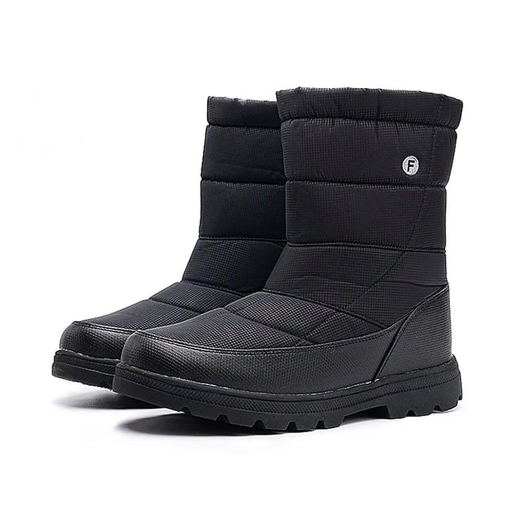 Men’s Waterproof Snow Boots with Arch & Ankle Support