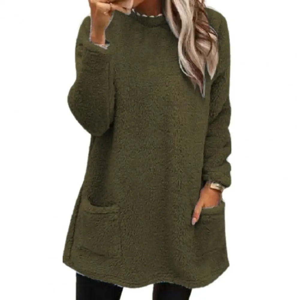 Women's Jumper in Thick Fleece