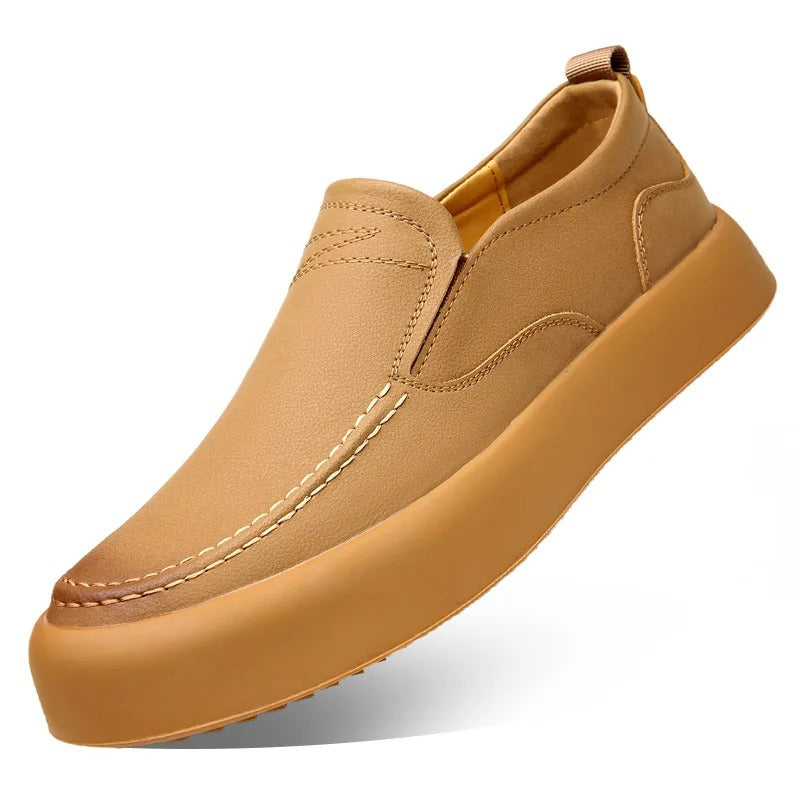 Luxury Leather Slip-On Loafers for Men