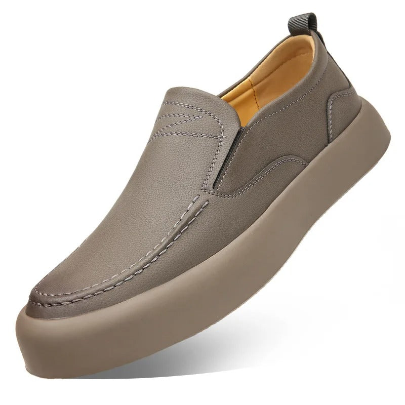 Luxury Leather Slip-On Loafers for Men