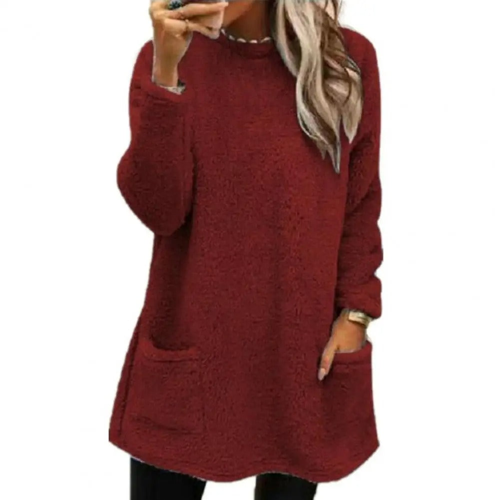 Women's Jumper in Thick Fleece