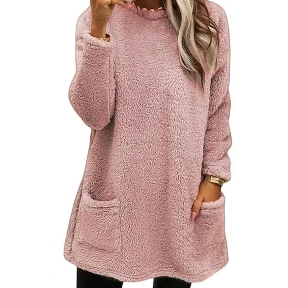 Women's Jumper in Thick Fleece