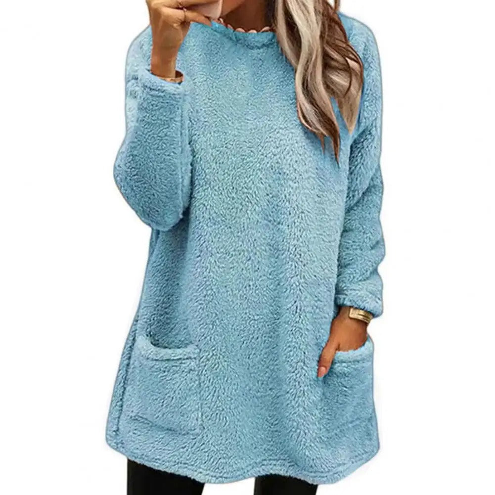 Women's Jumper in Thick Fleece