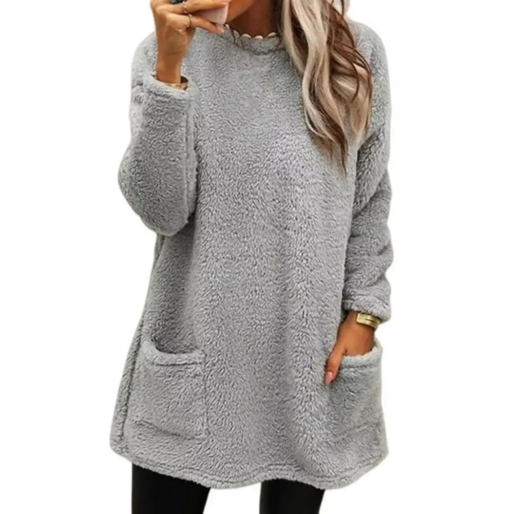 Women's Jumper in Thick Fleece