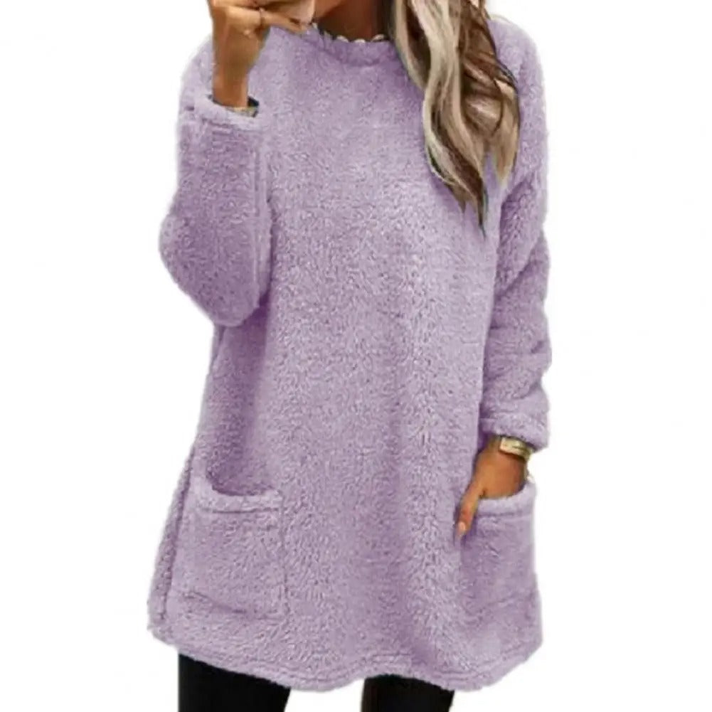 Women's Jumper in Thick Fleece