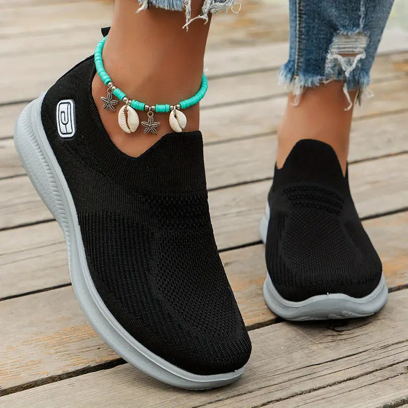 Women's Knit Slip-On Trainers