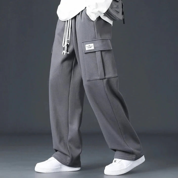 Men’s Oversized Utility Cargo Trousers