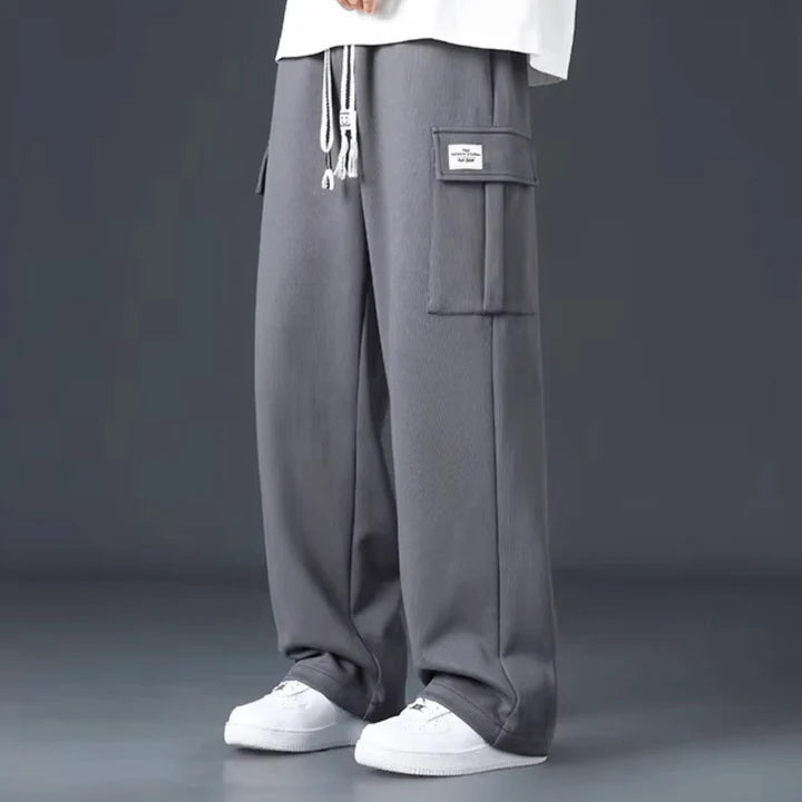 Men’s Oversized Utility Cargo Trousers