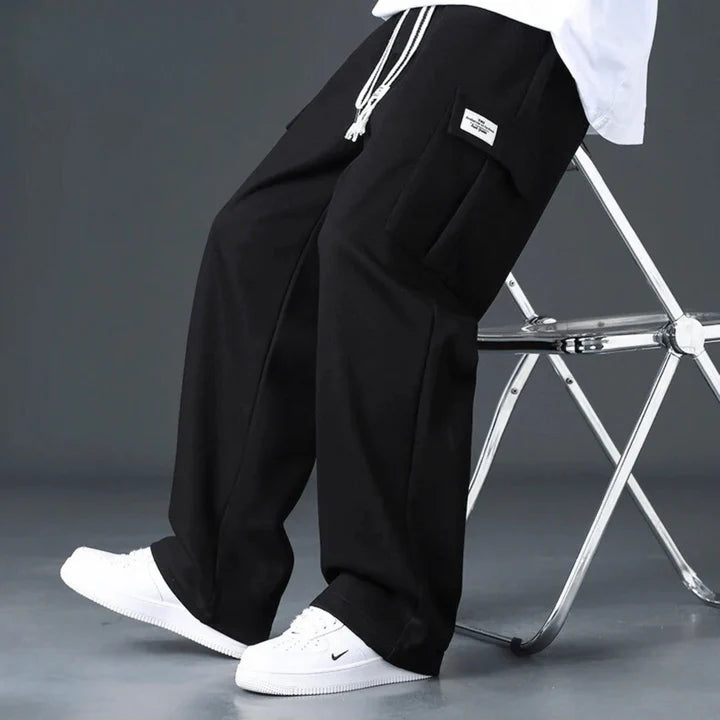 Men’s Oversized Utility Cargo Trousers