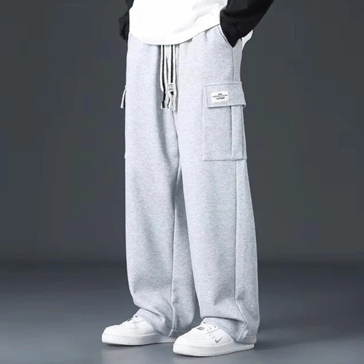 Men’s Oversized Utility Cargo Trousers