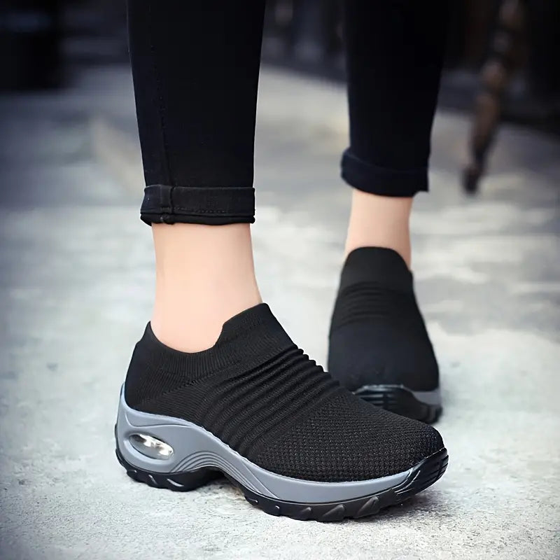 Women's Air Cushion Slip-On Walking Sneakers