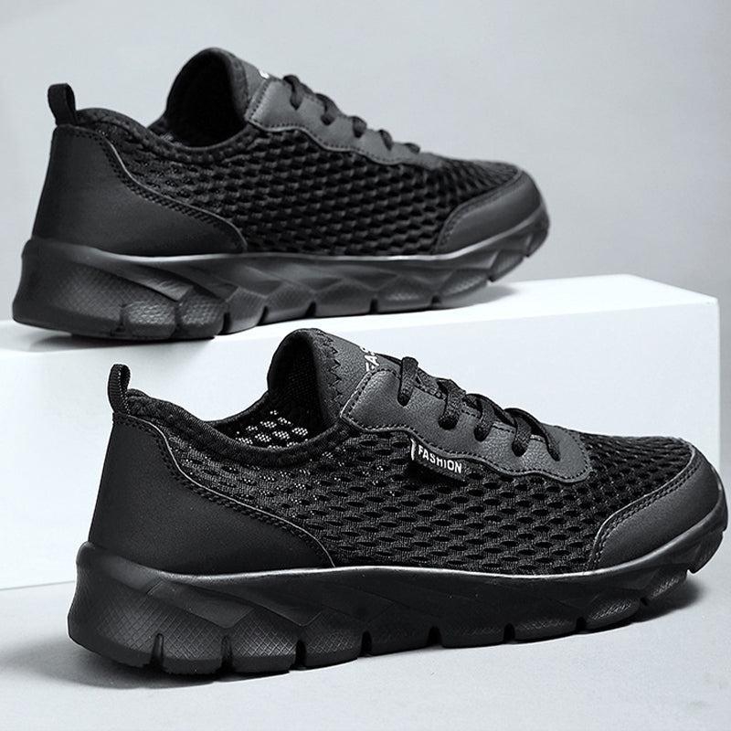 Men’s lightweight breathable double-layer mesh casual sports shoes