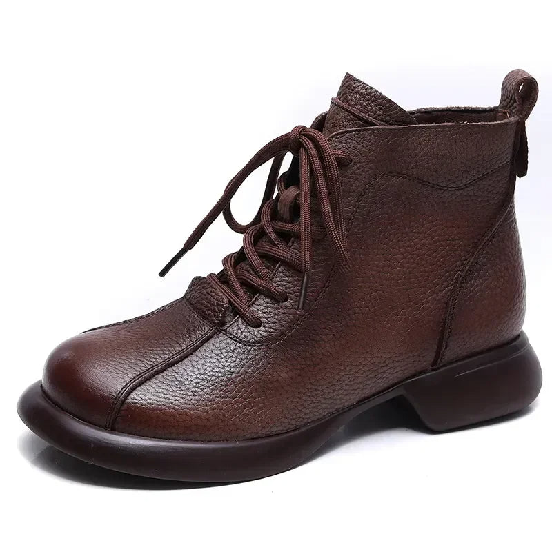 Autumn Harmony Leather Boots