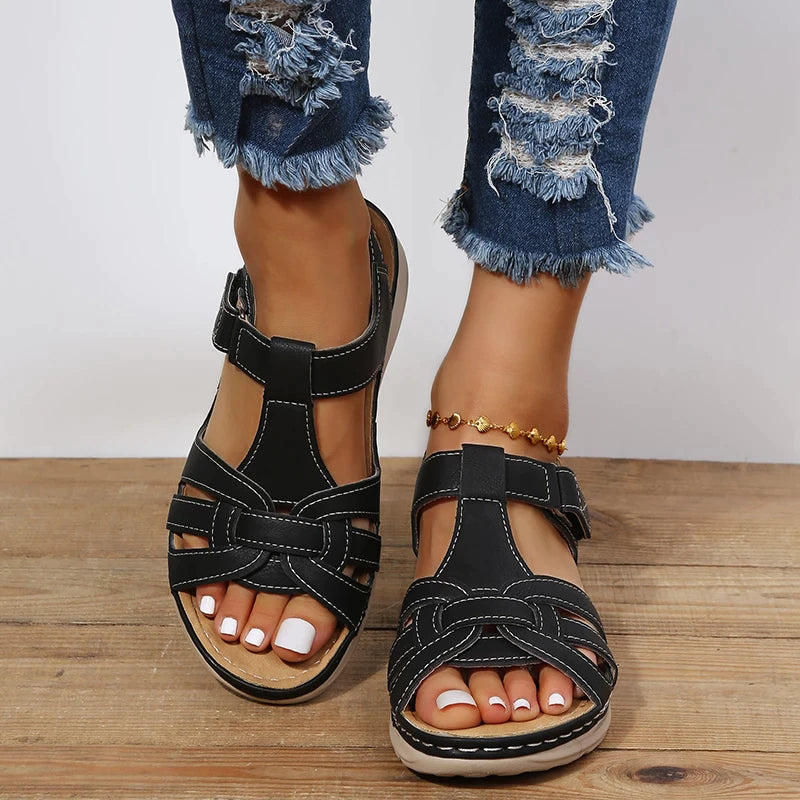 Orthopaedic Leather Casual Sandals