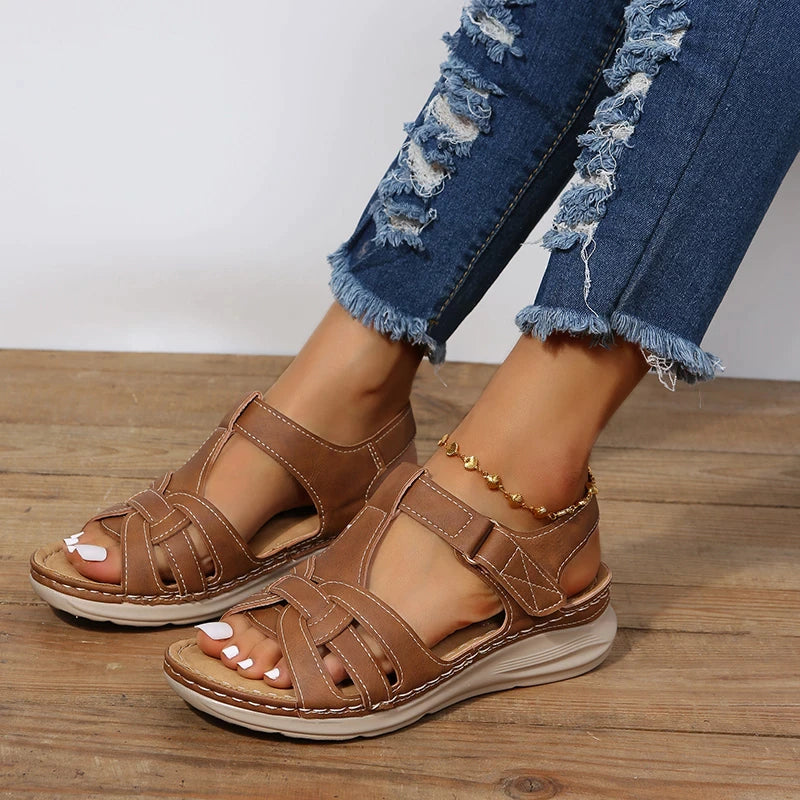 Orthopaedic Leather Casual Sandals