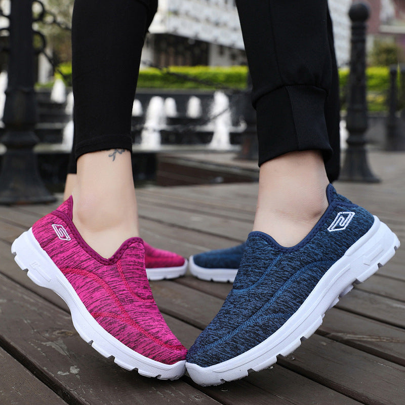 Women's Woven Orthopedic Soft Sole Breathable Walking Shoes