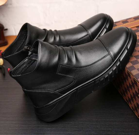 Men's British Style Leather Boots