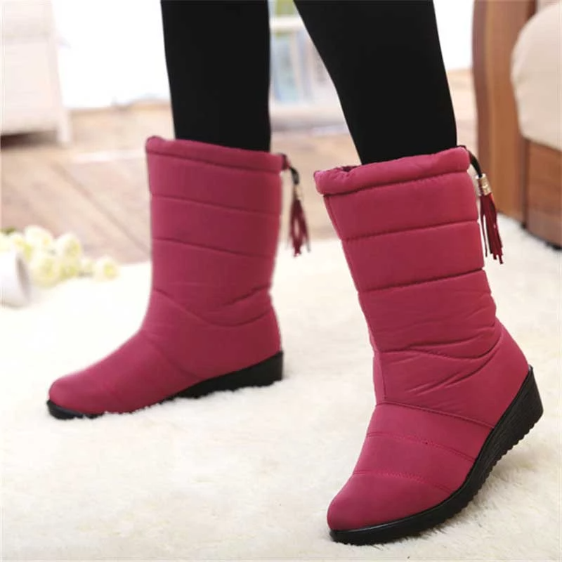 Women's Waterproof Winter Warm Cotton Boots