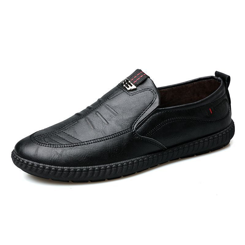 Men’s Slip-on Business Casual Leather Shoes