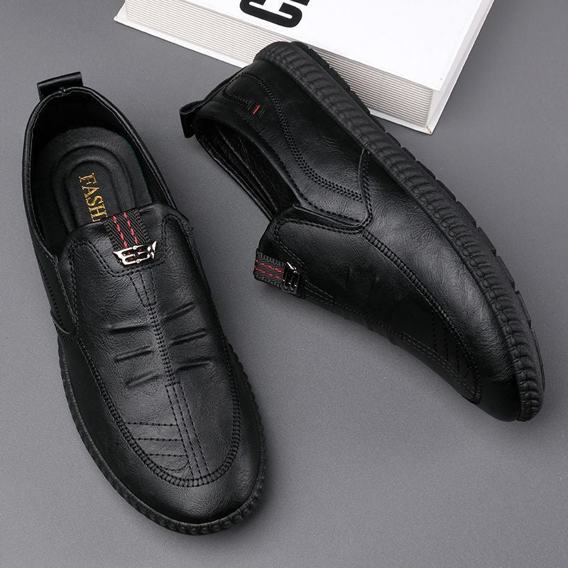 Men’s Slip-on Business Casual Leather Shoes