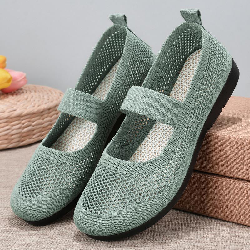 Flat casual breathable openwork Orthopedic shoes